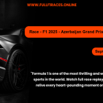 Race - F1 2025 - Azerbaijan Grand Prix