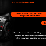 Grand Prix Sunday - F1 2025 - Singapore Grand Prix
