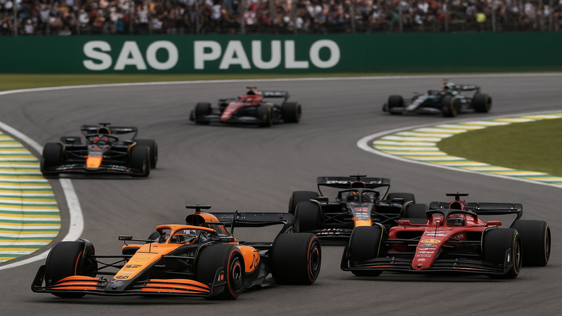 Norris, Verstappen, and the Battle for Control: Sprint Race Tensions Rise at Interlagos